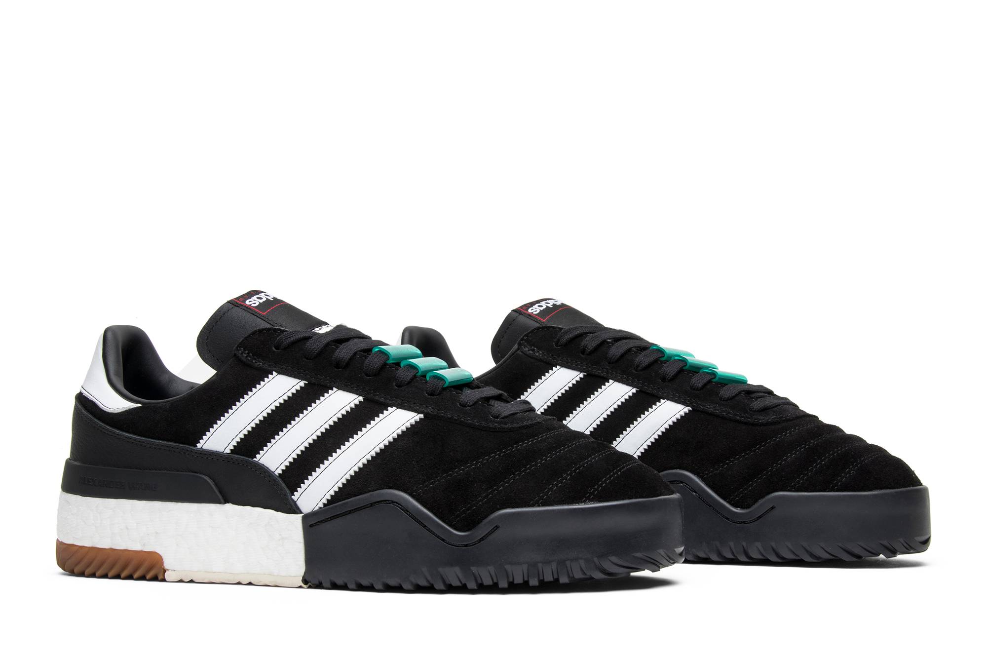 Cheap Alexander Wang x adidas Originals Bball Soccer 'Core Black' Hitam Teras AQ1232