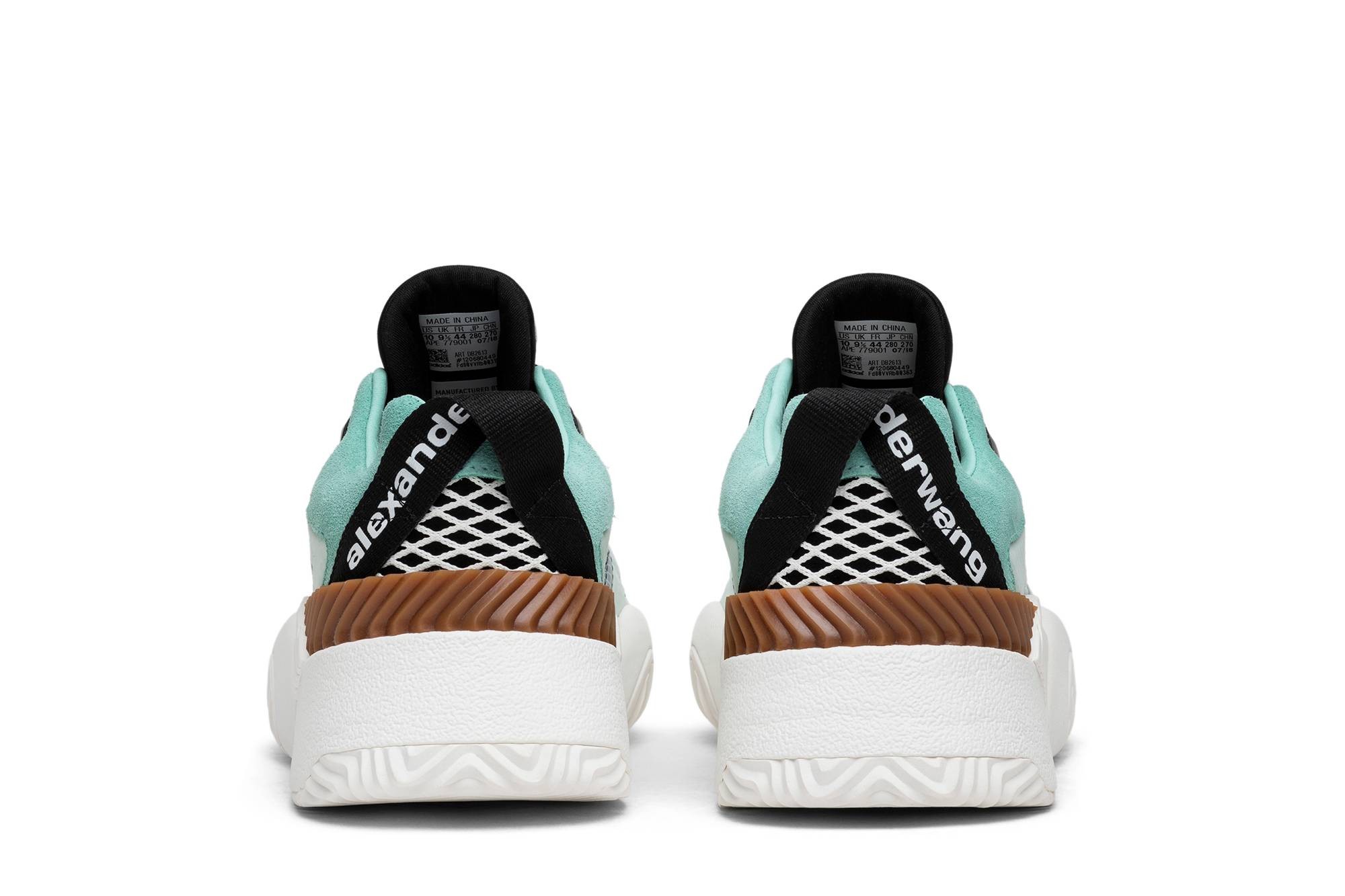 Details for Alexander Wang x adidas Turnout Trainer 'Clear Mint' dalam warna Mint yang Jelas. DB2613