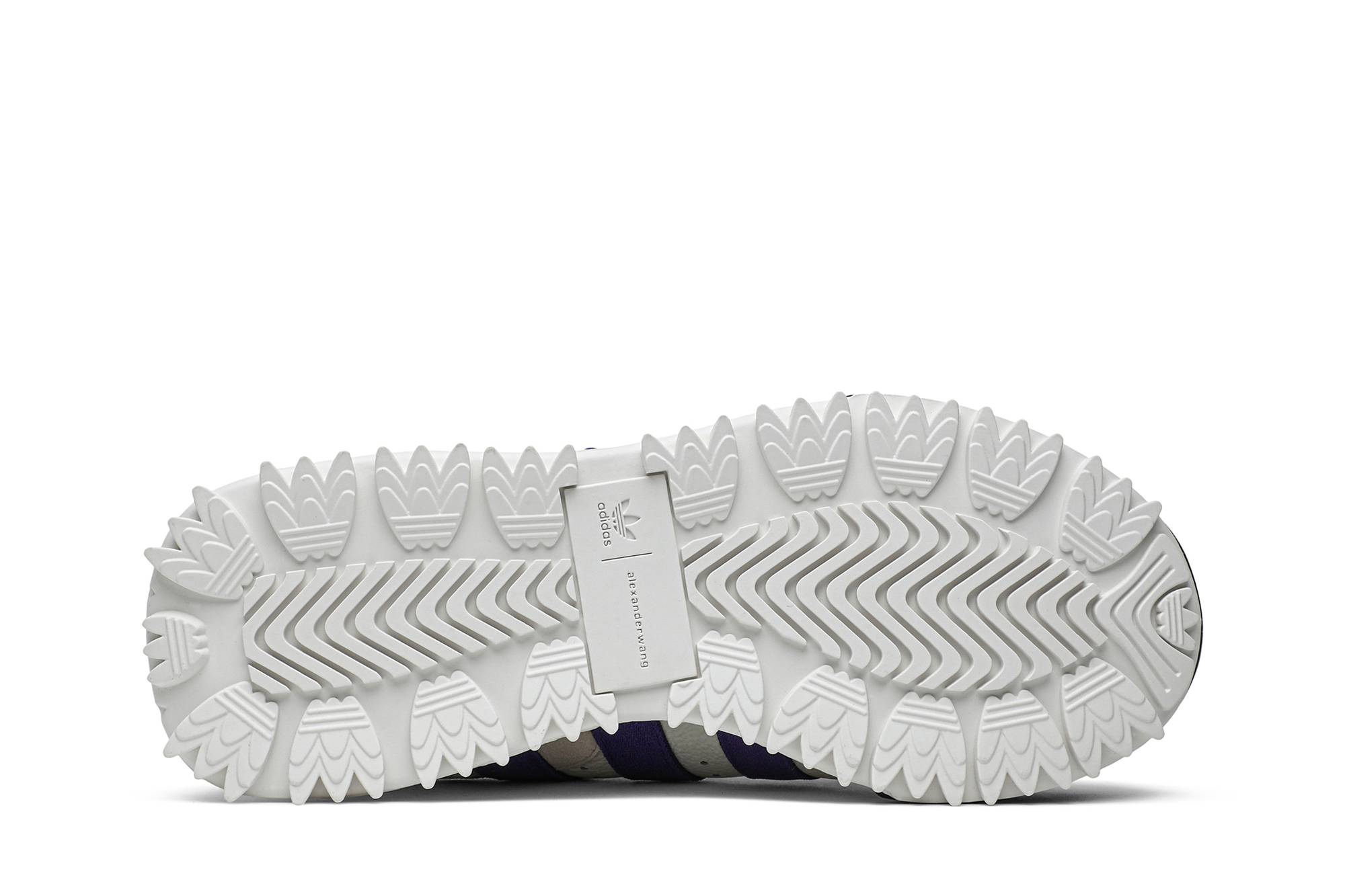 Shop alexander wang x adidas originals Wangbody Run 亞歷山大·王 聯名款 耐磨 低筒 跑步鞋 男女同款 白紫