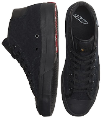Alexis Sablone x Converse Jack Purcell Pro Mid 'Black Enamel Red' 168793C Shop Alexis Sablone x Converse Jack Purcell Pro Mid 'Black Enamel Red' 168793C