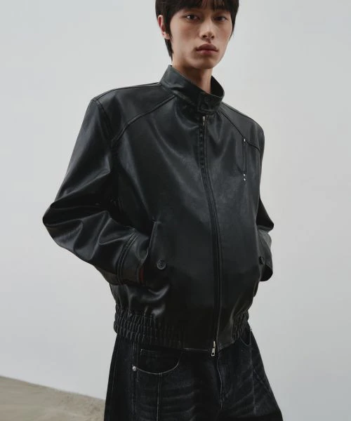 alice-defined-leather-harrington-jacket-black-alsjk-6103-bk