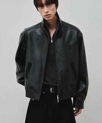 Alice Veiled レザー ハイネック クロップドジャケット【ブラック】 ALSJK6306BK Buy Alice Veiled レザー ハイネック クロップドジャケット【ブラック】 ALSJK6306BK