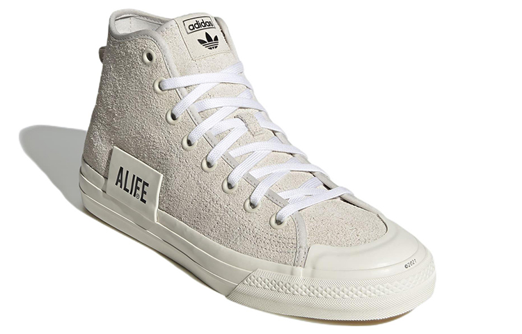 Shop ALIFE x adidas Nizza 高筒 '米白色' GX8140
