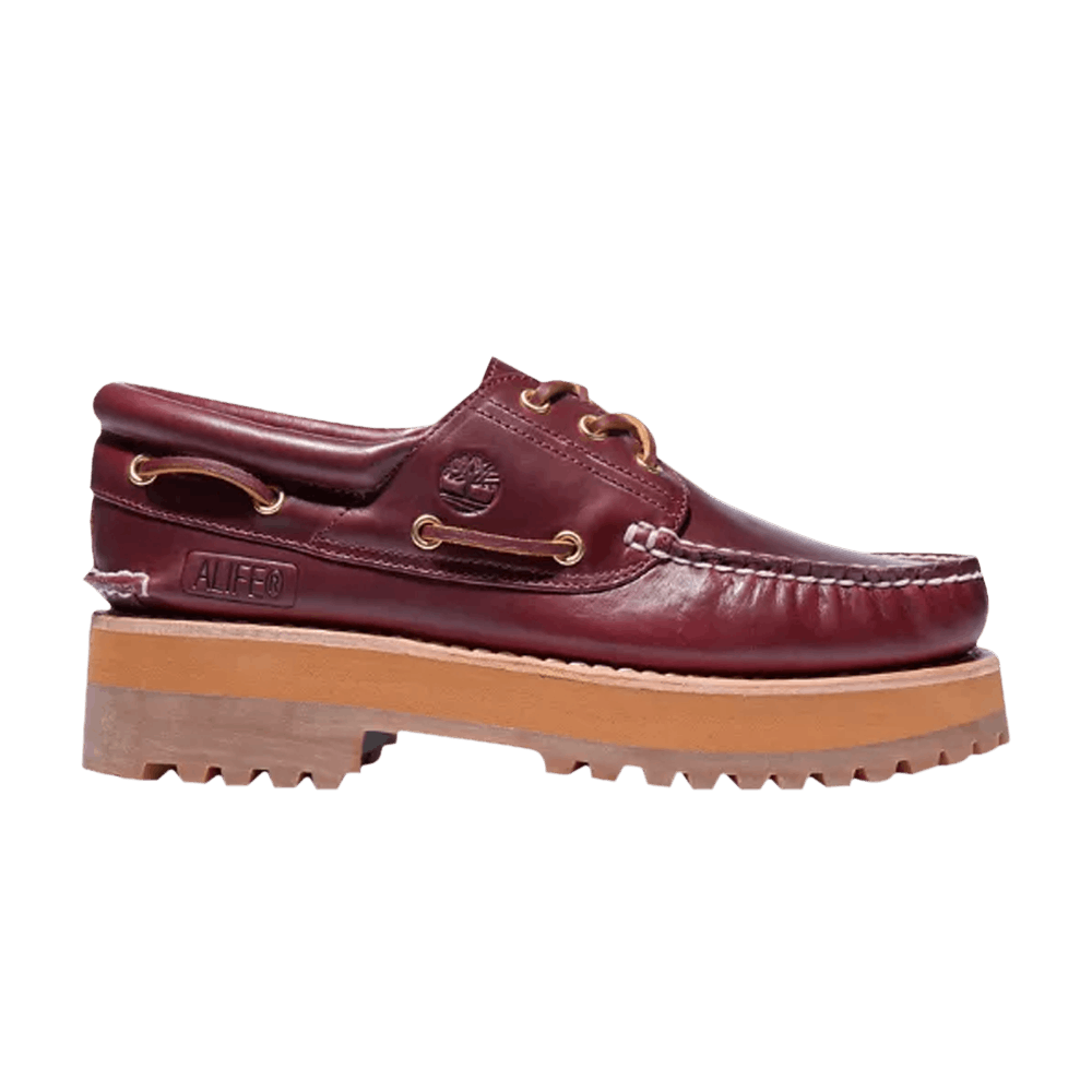 Alife x Timberland 3-Eye Classic Lug Boat 'Burgundy' TB0A2QN9-648