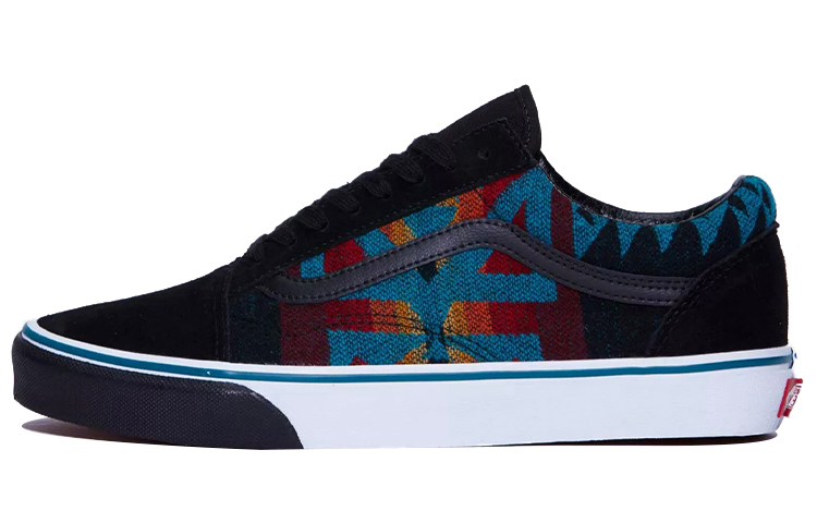 Buy Vans All Nations Skate Jam x Old Skool DX 'Hitam Biru Merah' VN0A48G3BLK