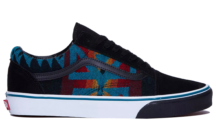 Vans All Nations Skate Jam Old Skool DX 'Black Blue Red' 圖 2