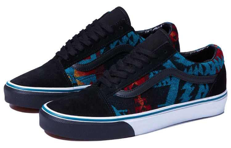 Vans All Nations Skate Jam Old Skool DX 'Black Blue Red' 圖 3