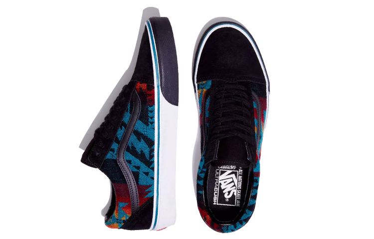 Vans All Nations Skate Jam Old Skool DX 'Black Blue Red' 圖 4