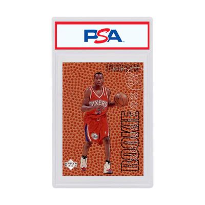 Allen Iverson 1996 Upper Deck Rookie Exclusives Rookie #R1