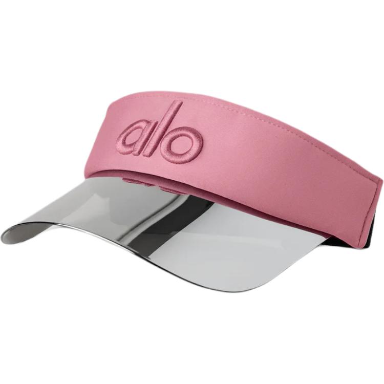 ALO Adjustable Buckle Polyester Sun Hat Pink Wild Rose Unisex Matching Hat A0684U-PINKWILDROSE