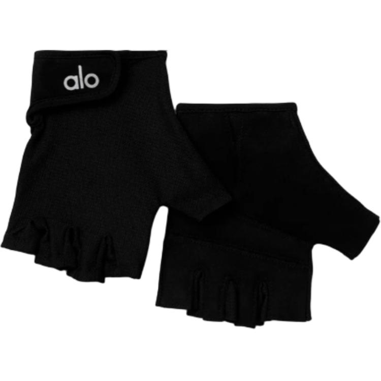 ALO Breathable Anti-Slip Workout Gloves/Support Straps Universal A0363U