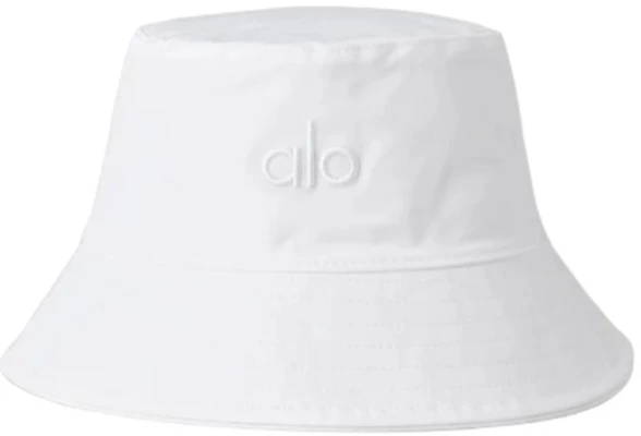 ALO Logo 帆布漁夫帽 白色 情侶款 男女通用 A0495U-WHITE Buy ALO Logo 帆布漁夫帽 白色 情侶款 男女通用 A0495U-WHITE