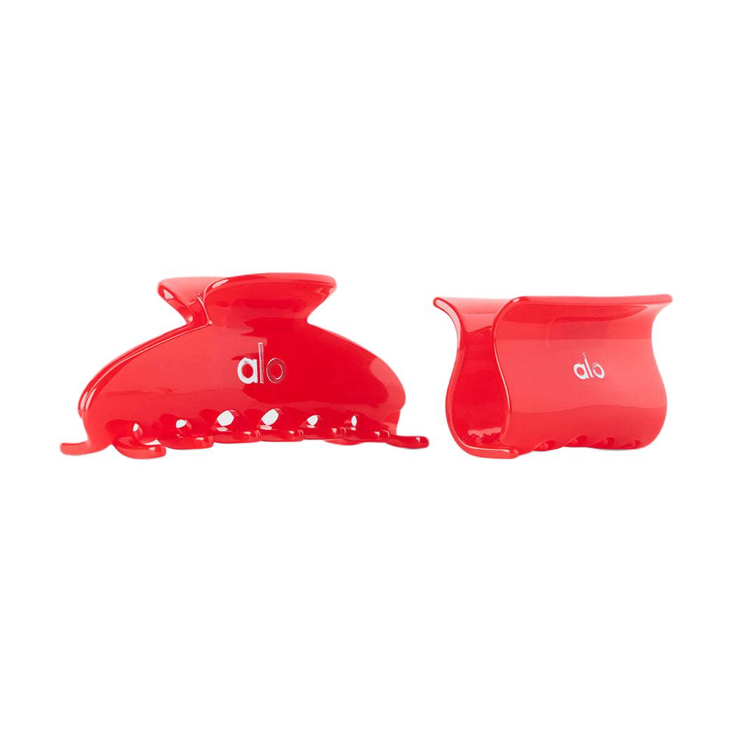 ALO Original Design Hair Clip Set Unisex Couple Style Bright Red A0778UBRIGHTRED