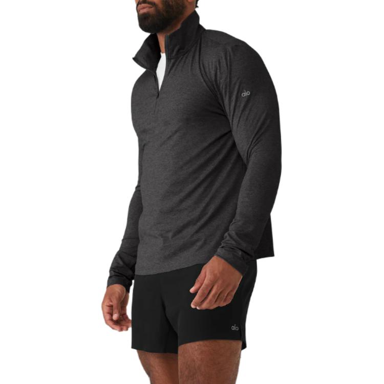 Details for Alo Yoga 征服半拉链长袖柔软POLO衫. M3193R