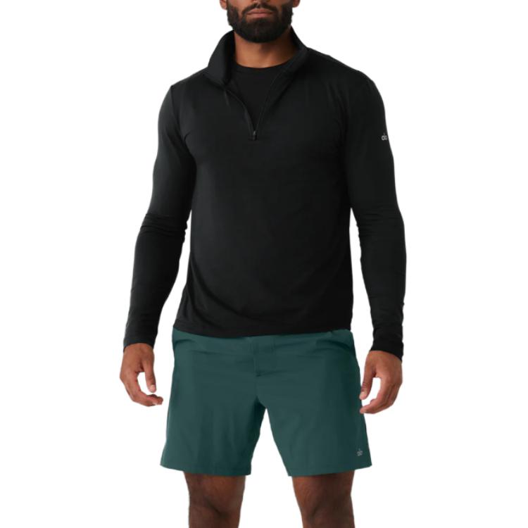 Cheap Alo Yoga 征服半拉链长袖柔软POLO衫. M3193R