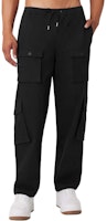 Alo Yoga Loose Fit Solid Cargo Pants with Large Pockets - Black m5173r Alo Yoga Loose Fit Solid Cargo Pants with Large Pockets - Black m5173r