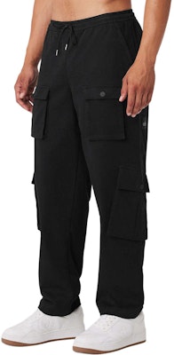 Alo Yoga宽松版大口袋纯色工装裤 - 黑色 m5173r Shop Alo Yoga宽松版大口袋纯色工装裤 - 黑色 m5173r