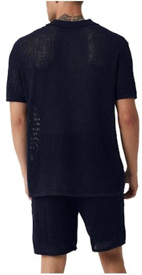 Alo Yoga 纯色V领宽松针织短袖上衣 M1229R Lookbook Alo Yoga 纯色V领宽松针织短袖上衣 M1229R