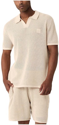 Alo Yoga 纯色V领宽松针织短袖上衣 M1229R Purchase Alo Yoga 纯色V领宽松针织短袖上衣 M1229R