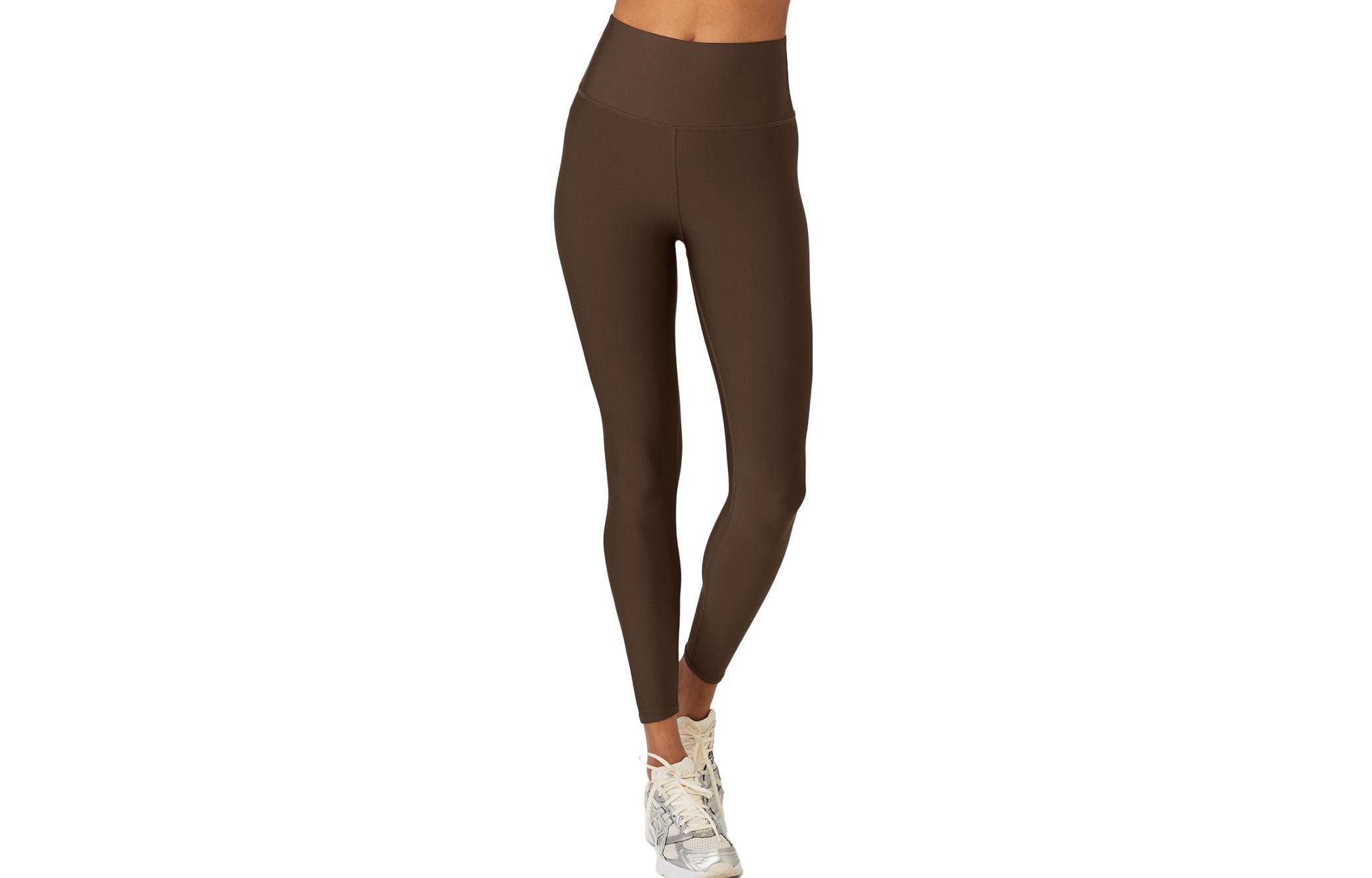 Alo Yoga Airlift High-Waist Pearlescent Yoga Leggings Coffee Brown. W51314R