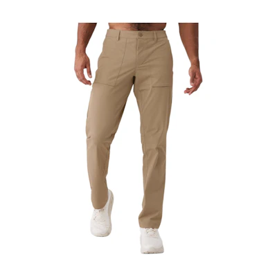 Alo Yoga Block Pant Straight-Leg Casual Pants with Pockets. M5131R