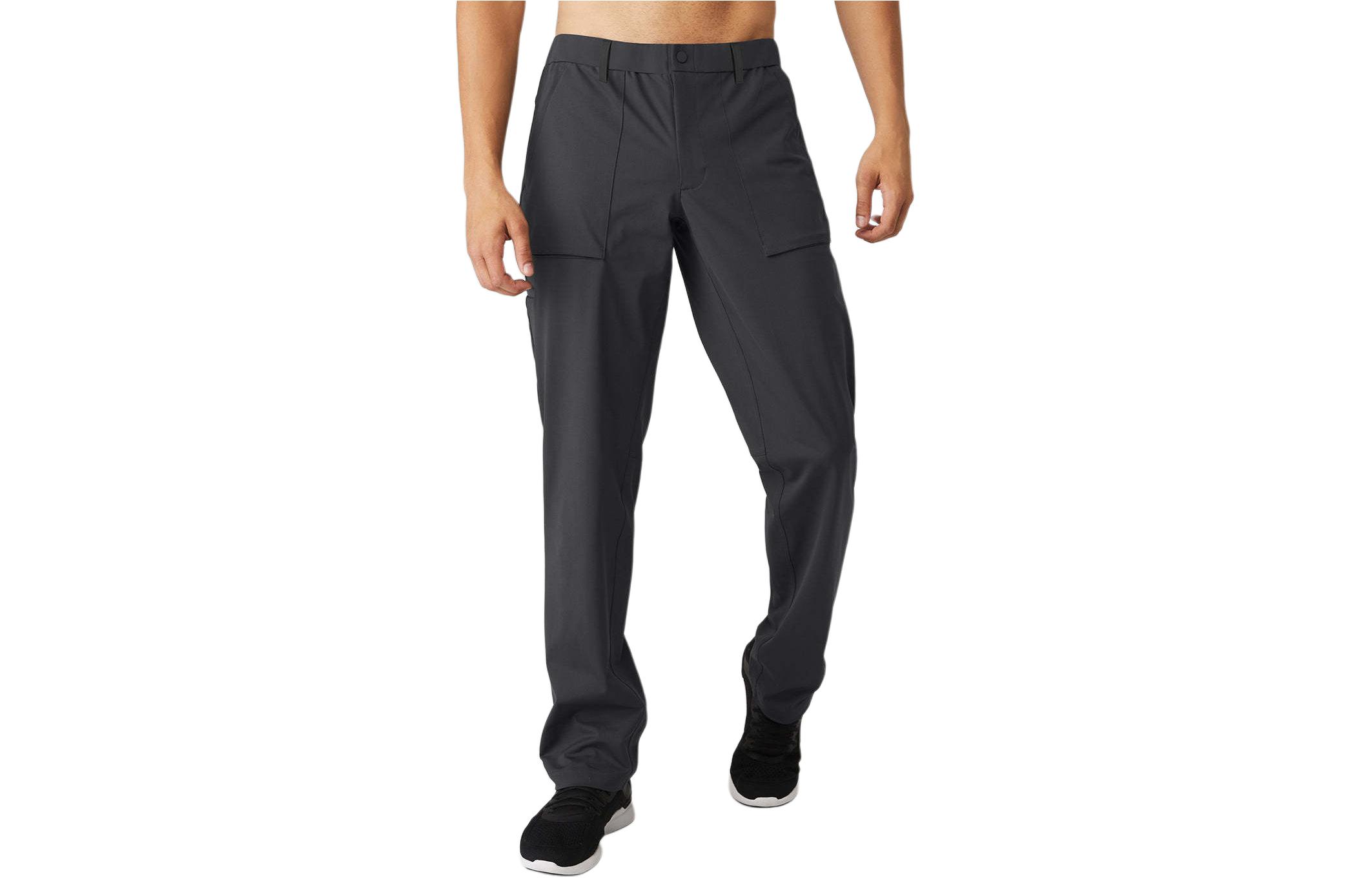 Cheap Alo Yoga Block直筒休闲裤带口袋裤子. M5131R