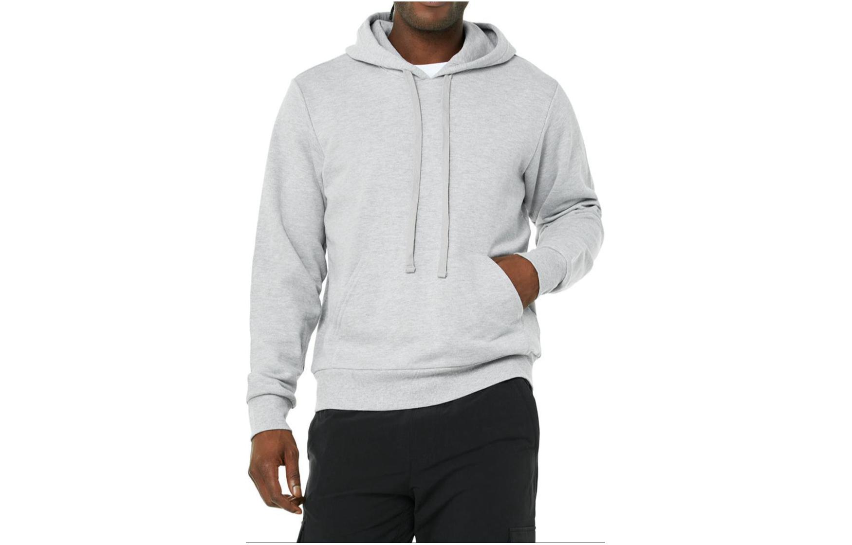 Alo Yoga Caliber Pullover Hoodie Solid Long Sleeve Sweatshirt M3091RG