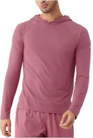 Alo Yoga Core Hooded Runner Solid Color Long-Sleeve Pullover Hoodie . M3156R Alo Yoga Core Hooded Runner Solid Color Long-Sleeve Pullover Hoodie . M3156R