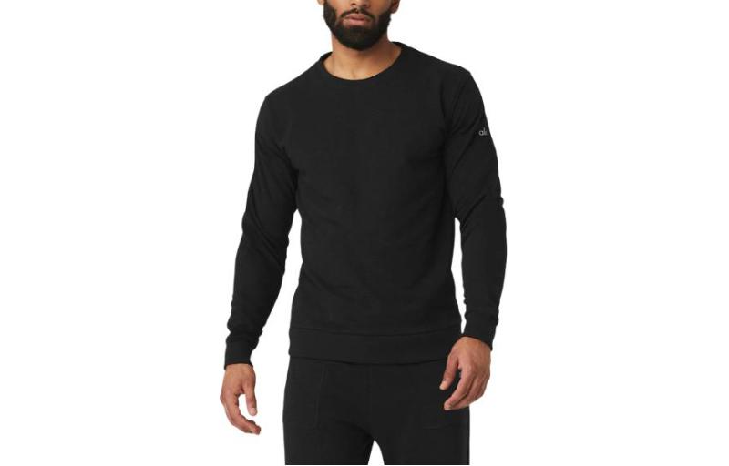 Alo Yoga Long Sleeve Solid Pullover Sweatshirt M3178R