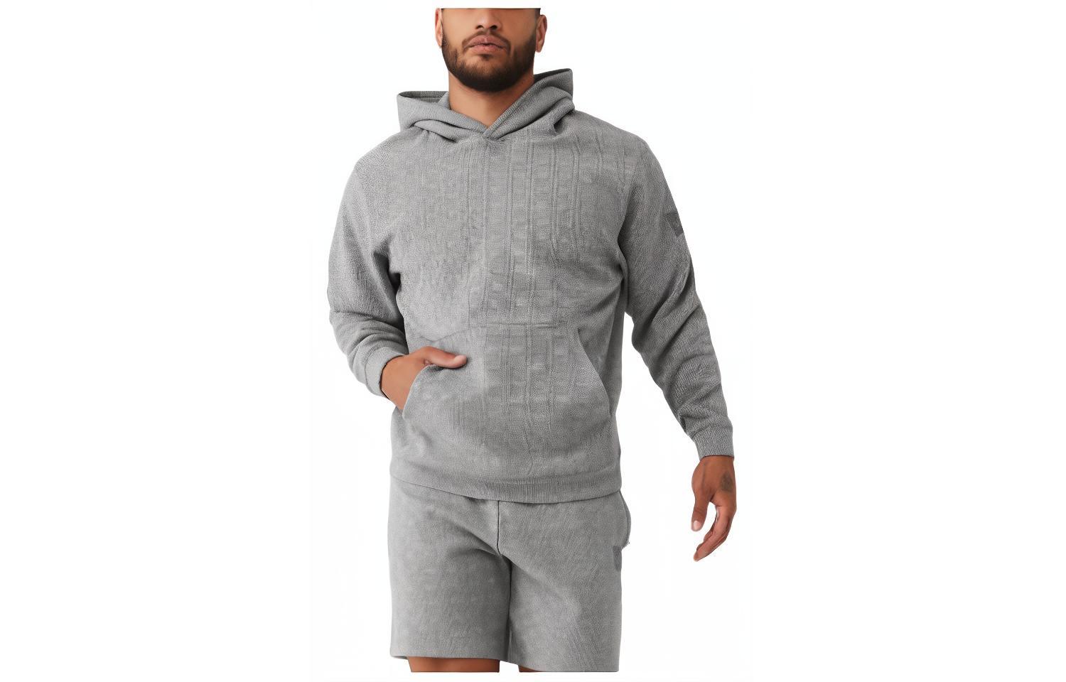Alo Yoga Pullover Hoodie Light Glenplaid Long Sleeve. M3192R