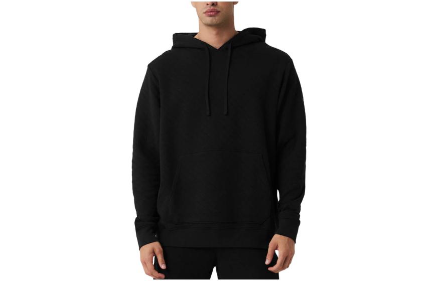 Alo Yoga Quilted Stadium Hoodie Pullover Sweatshirt M3217R