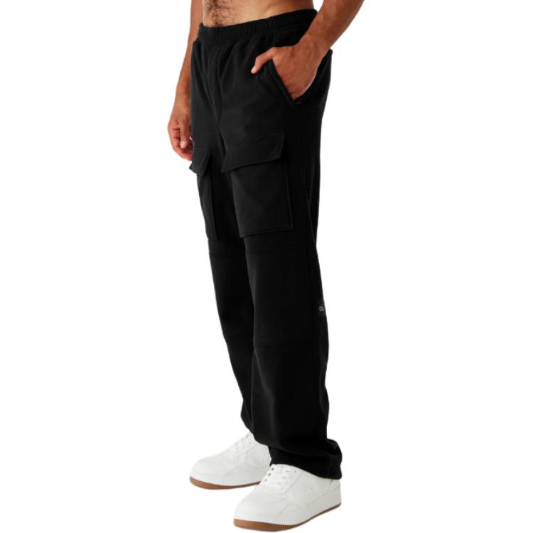 Sizing Alo Yoga男士纯色宽松直筒工装裤 M5160R