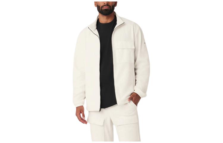 Alo Yoga Solid High-Neck Loose Fit Zip-Up Jacket M3215R