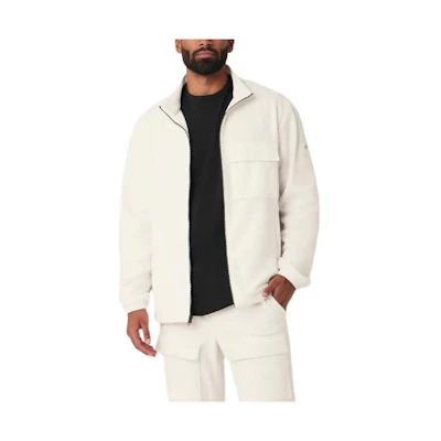 Alo Yoga Solid High-Neck Loose Fit Zip-Up Jacket M3215R