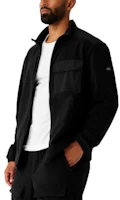 Shop Alo Yoga Solid High-Neck Loose Fit Zip-Up Jacket M3215R
