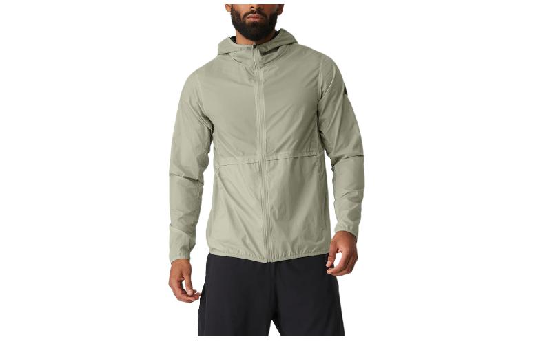 Alo Yoga Solid Waterproof Slim Fit Hooded Jacket M4111R