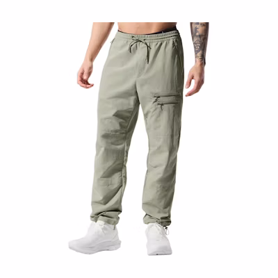 Alo Yoga Takeaway Track Pants Solid Drawstring Straight-Leg Sportswear. M5172R