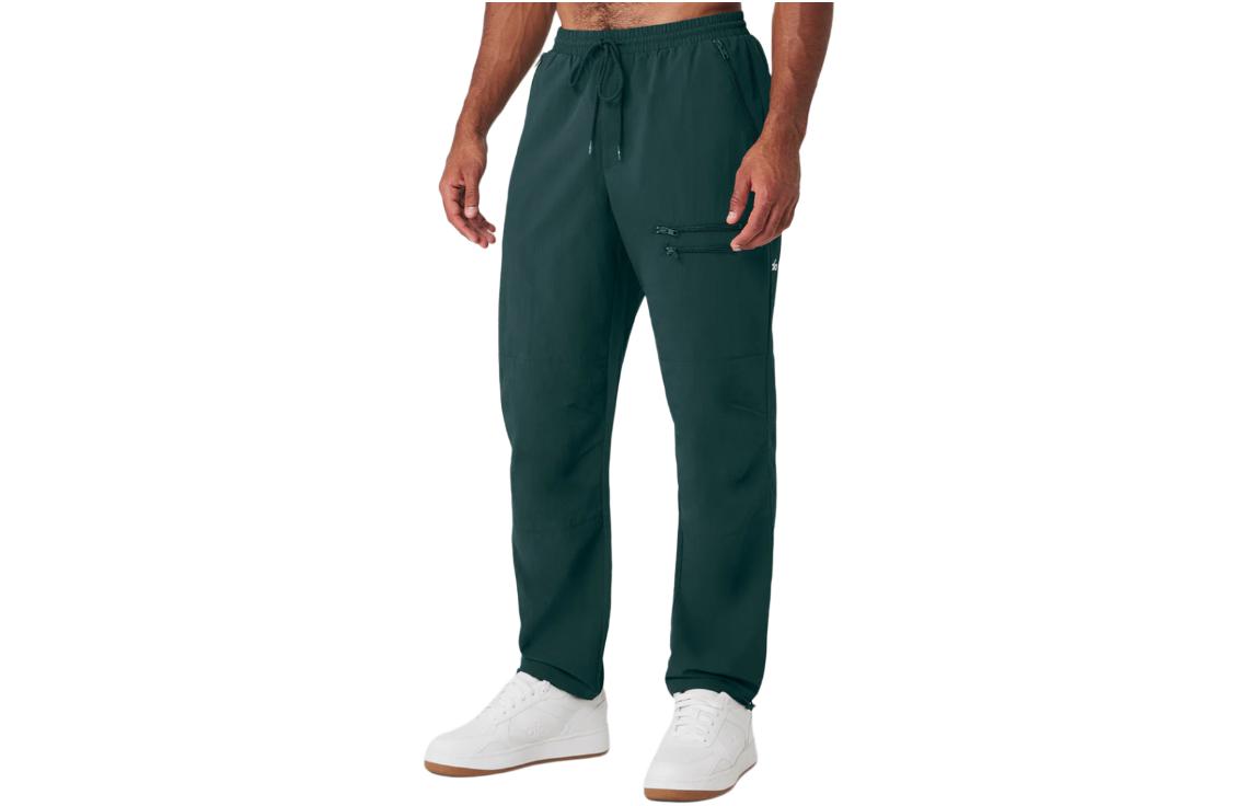 Cheap Alo Yoga 束绳直筒运动长裤 休闲运动裤。 M5172R