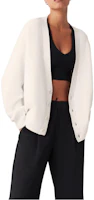 Cheap Alo Yoga Unisex Cozy Knit Cardigan Solid Color Casual Wear Sweater. M3227R