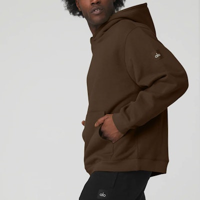 Alo Yoga 男女款纯色舒适连帽长袖卫衣 U3013R 5