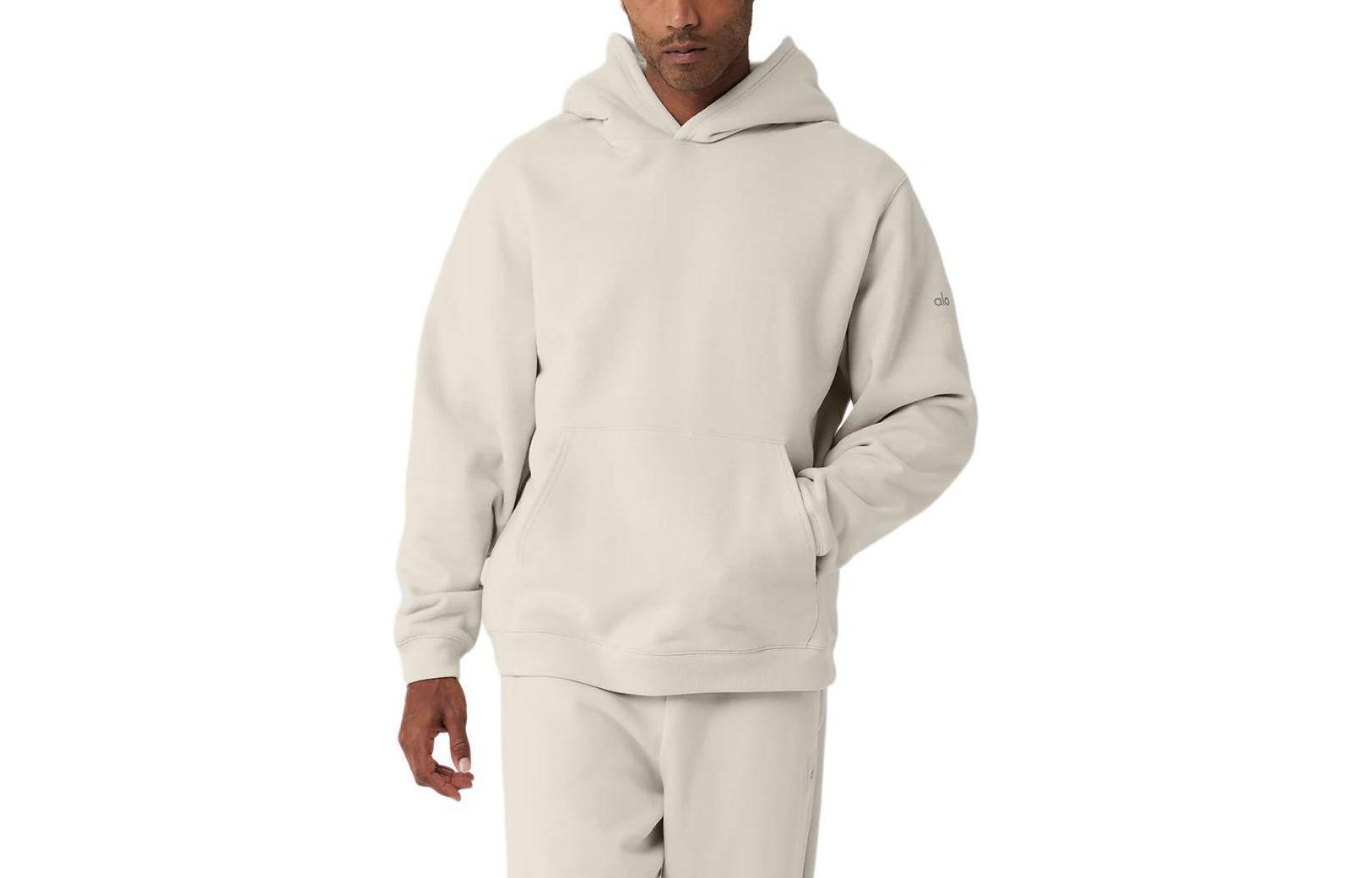Sizing Alo Yoga 男女款纯色舒适连帽长袖卫衣 U3013R