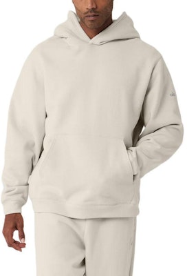 Alo Yoga 男女款纯色舒适连帽长袖卫衣 U3013R Sizing Alo Yoga 男女款纯色舒适连帽长袖卫衣 U3013R