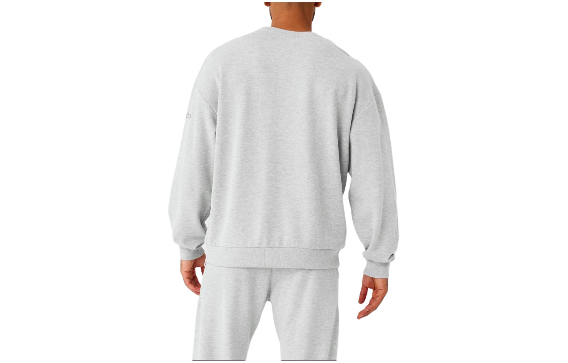 Lookbook Alo Yoga男女同款纯色圆领套头卫衣 M3207R