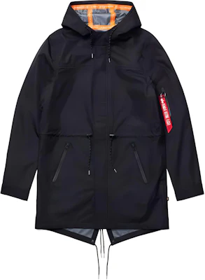 알파 인더스트리 블랙 집업 미드 길이 후드 자켓 MJD49000C1-001 Buy 알파 인더스트리 블랙 집업 미드 길이 후드 자켓 MJD49000C1-001