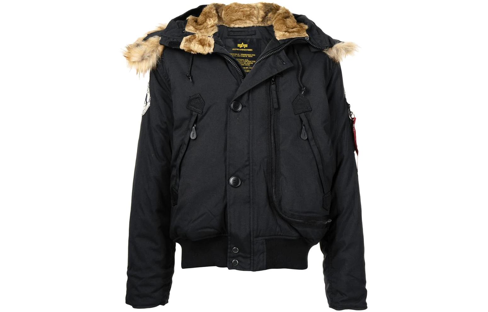 Alpha Industries Casual Hooded Jacket BLACK 133141-BLACK