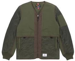 Alpha Industries Colorblock Zip Jacket Green - MJM52503C1-GREEM Alpha Industries Colorblock Zip Jacket Green - MJM52503C1-GREEM