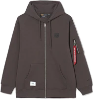 Alpha Industries Embossed Logo Crewneck Sweatshirt Men’s Grey MSA52500C1-GRAY Alpha Industries Embossed Logo Crewneck Sweatshirt Men’s Grey MSA52500C1-GRAY