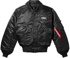 Alpha Industries FW22 Black Logo Patch Collared Jacket Unisex MJC22000C1-BLACK Alpha Industries FW22 Black Logo Patch Collared Jacket Unisex MJC22000C1-BLACK