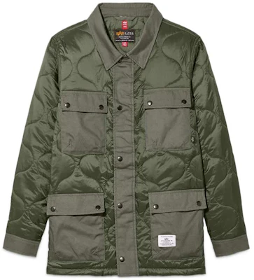 阿尔法工业FW22绿色宽松版长袖夹克 MJO52500C1 Buy 阿尔法工业FW22绿色宽松版长袖夹克 MJO52500C1