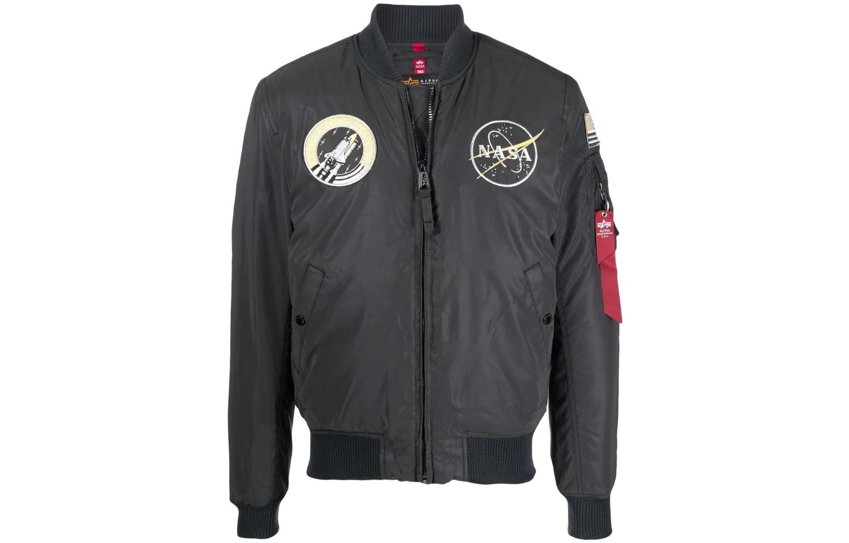 Alpha Industries FW22 Logo Graphic Print Jacket Black 12811203